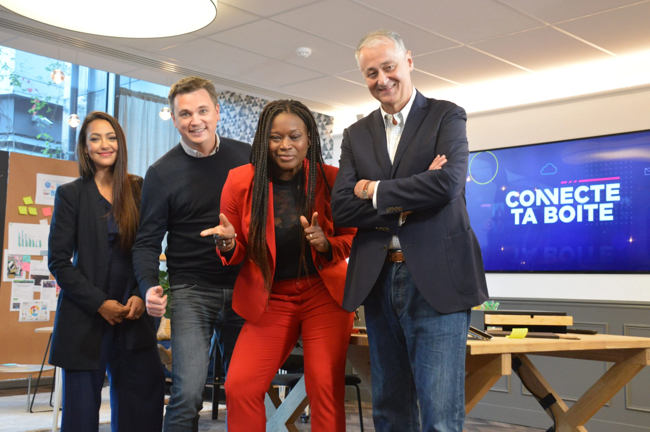 L'équipe de connecte ta boite, l'émission TV